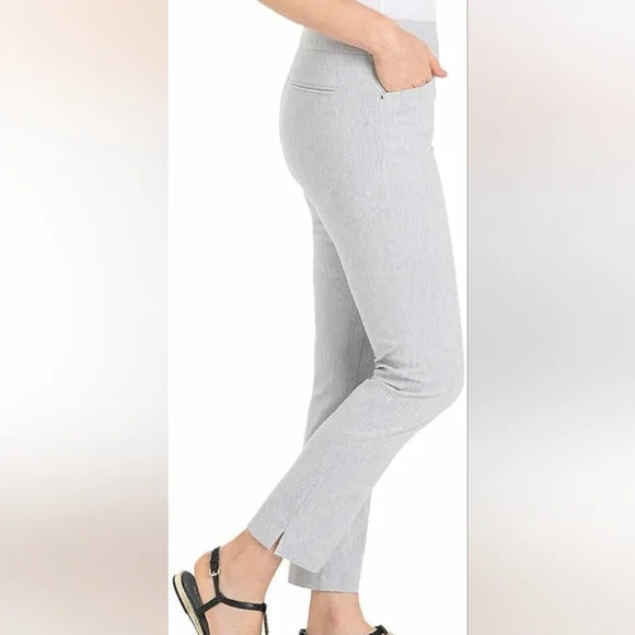 Hillary Radley Women's Light Gray Pull On Ankle Dress Pants Size Small - Picture 6 of 11